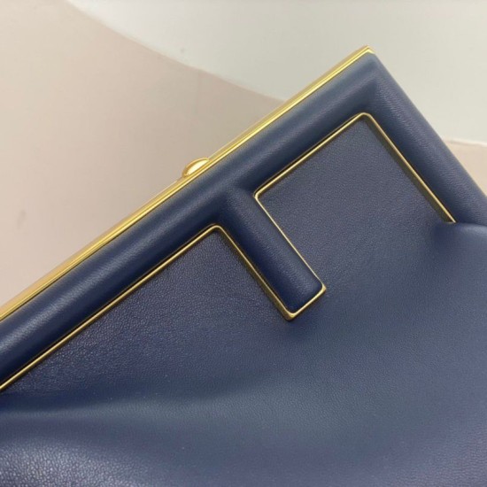 Replica Borsa Fendi First Small In Nappa Blu Scuro Replica Borsa Fendi First Small In Nappa Blu Scuro