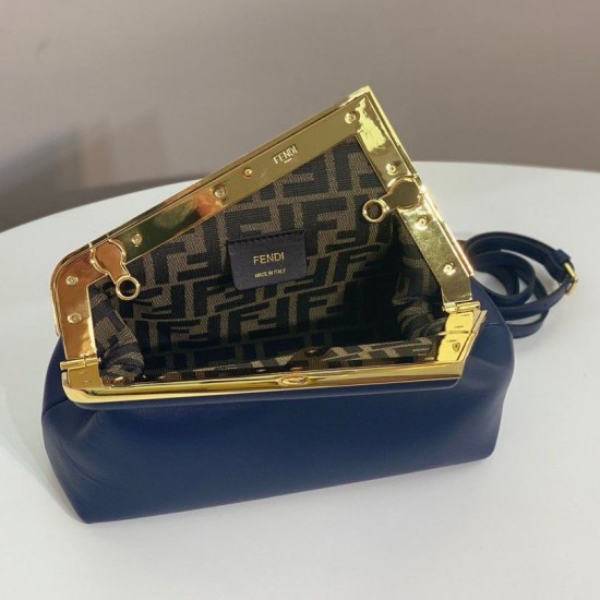 Replica Borsa Fendi First Small In Nappa Blu Scuro Replica Borsa Fendi First Small In Nappa Blu Scuro