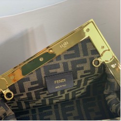 Borsa Fendi First Small In Nappa Blu Scuro