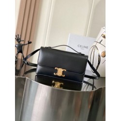 Borse Celine Medium Triomphe Folio Marrone