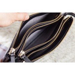 Borse Celine Piccolo Trio Crossbody In pelle di vitello nera Borse Celine Piccolo Trio Crossbody In pelle di vitello nera