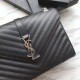Replica YSL Saint Laurent Piccola Busta Borsa Grain Hardware argentato in rilievo Replica YSL Saint Laurent Piccola Busta Borsa Grain Hardware argentato in rilievo