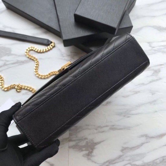 Replica YSL Saint Laurent Piccola Busta Borsa Grain Hardware dorato goffrato Replica YSL Saint Laurent Piccola Busta Borsa Grain Hardware dorato goffrato