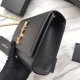 Replica YSL Saint Lauren Classic Medium Kate Monogram Borsa a manico nera