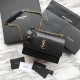 Replica YSL Saint Laurent Sunset Medium Liscio Hardware posteriore oro
