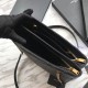 Replica Borsa a tracolla YSL Saint Laurent Tribeca piccola in pelle nera goffrata Replica Borsa a tracolla YSL Saint Laurent Tribeca piccola in pelle nera goffrata