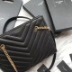 Replica Borsa a tracolla YSL Saint Laurent Tribeca piccola in pelle nera goffrata Replica Borsa a tracolla YSL Saint Laurent Tribeca piccola in pelle nera goffrata