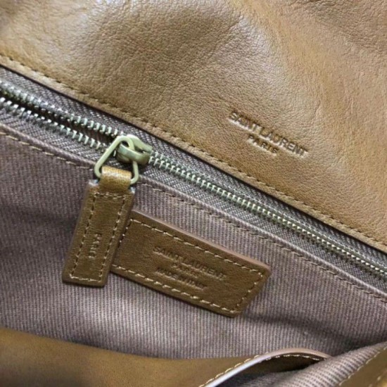Replica Borsa a catena media Niki YSL Saint Laurent Marrone Replica Borsa a catena media Niki YSL Saint Laurent Marrone