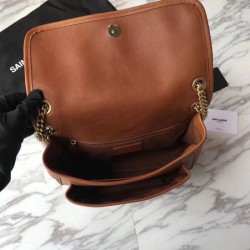 Borsa a catena media Niki YSL Saint Laurent Marrone