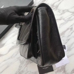 Borsa a catena media YSL Saint Laurent nera