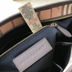 Burberry Borsa con manico in PVC Caffè