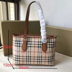 Burberry Borsa per manico in PVC Marrone