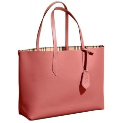 Medium Reversible Tote Haymarket Check 40496351 Rosa