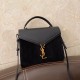Replica Borsa con manico medio Yand Saint Laurent Cassandra nera Replica Borsa con manico medio Yand Saint Laurent Cassandra nera