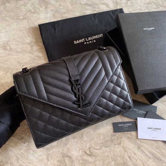 Replica Borsa per busta media YSL Saint Laurent Mix Matelasse nera Replica Borsa per busta media YSL Saint Laurent Mix Matelasse nera