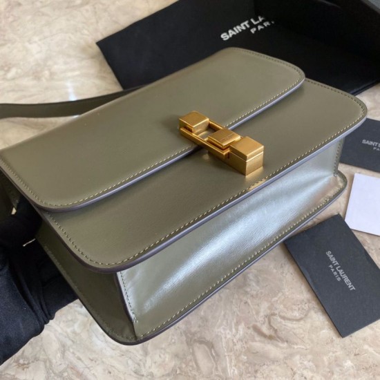 Replica Borsa YSL Saint Laurent Carre Satchel in pelle scamosciata verde chiaro Replica Borsa YSL Saint Laurent Carre Satchel in pelle scamosciata verde chiaro