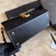Replica Borsa con manico medio Yand Saint Laurent Cassandra nera Replica Borsa con manico medio Yand Saint Laurent Cassandra nera