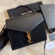 Replica Borsa con manico medio Yand Saint Laurent Cassandra nera Replica Borsa con manico medio Yand Saint Laurent Cassandra nera