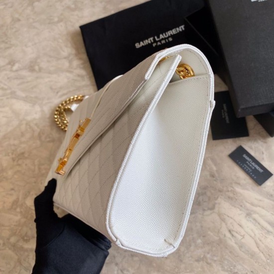 Replica Busta con busta media YSL Saint Laurent Mix Matelasse bianca Replica Busta con busta media YSL Saint Laurent Mix Matelasse bianca