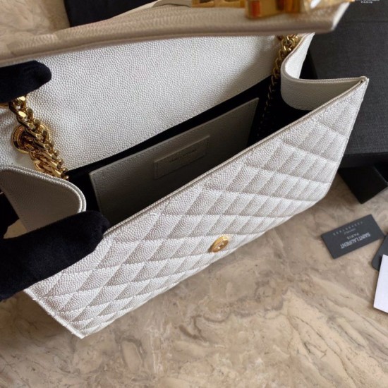 Replica Busta con busta media YSL Saint Laurent Mix Matelasse bianca Replica Busta con busta media YSL Saint Laurent Mix Matelasse bianca
