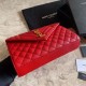 Replica Borsa a bustina media YSL Saint Laurent Mix Matelasse rossa Replica Borsa a bustina media YSL Saint Laurent Mix Matelasse rossa