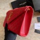 Replica Borsa a bustina media YSL Saint Laurent Mix Matelasse rossa Replica Borsa a bustina media YSL Saint Laurent Mix Matelasse rossa