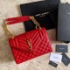 Replica Borsa a bustina media YSL Saint Laurent Mix Matelasse rossa Replica Borsa a bustina media YSL Saint Laurent Mix Matelasse rossa