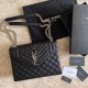 Replica Borsa per buste medie YSL Saint Laurent Mix Matelasse nero argento hardware Replica Borsa per buste medie YSL Saint Laurent Mix Matelasse nero argento hardware