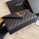 Replica Borsa per busta media YSL Saint Laurent Mix Matelasse nera in oro Replica Borsa per busta media YSL Saint Laurent Mix Matelasse nera in oro