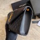 Replica Borsa per busta media YSL Saint Laurent Mix Matelasse nera in oro Replica Borsa per busta media YSL Saint Laurent Mix Matelasse nera in oro