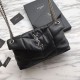 Replica Borsa a tracolla Yul Saint Laurent Loulou piccola nera Replica Borsa a tracolla Yul Saint Laurent Loulou piccola nera
