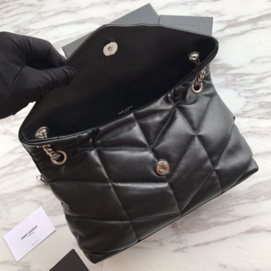Replica Borsa a tracolla Yul Saint Laurent Loulou piccola nera Replica Borsa a tracolla Yul Saint Laurent Loulou piccola nera