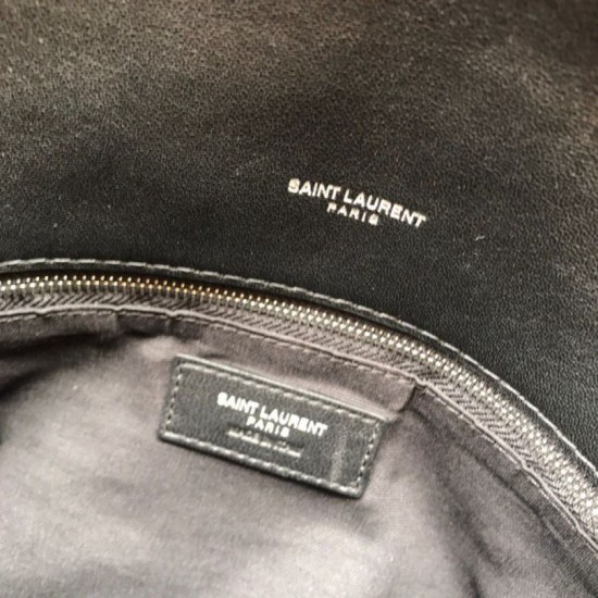 Replica Borsa a tracolla Yul Saint Laurent Loulou piccola nera Replica Borsa a tracolla Yul Saint Laurent Loulou piccola nera