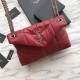 Replica Borsa piccola YSL Saint Laurent Loulou Puffer rossa Replica Borsa piccola YSL Saint Laurent Loulou Puffer rossa