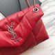 Replica Borsa piccola YSL Saint Laurent Loulou Puffer rossa Replica Borsa piccola YSL Saint Laurent Loulou Puffer rossa