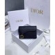 Replica Portafoglio Christian Dior in pelle di vitello nero Replica Portafoglio Christian Dior in pelle di vitello nero