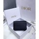 Replica Portafoglio Christian Dior in pelle di vitello nero Replica Portafoglio Christian Dior in pelle di vitello nero