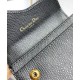 Replica Portafoglio Christian Dior in pelle di vitello nero Replica Portafoglio Christian Dior in pelle di vitello nero