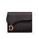 Replica Portafoglio Christian Dior in pelle di vitello nero Replica Portafoglio Christian Dior in pelle di vitello nero