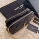 Replica Borsa YSL Saint Laurent Becky con doppia zip in pelle di agnello trapuntata nera Replica Borsa YSL Saint Laurent Becky con doppia zip in pelle di agnello trapuntata nera