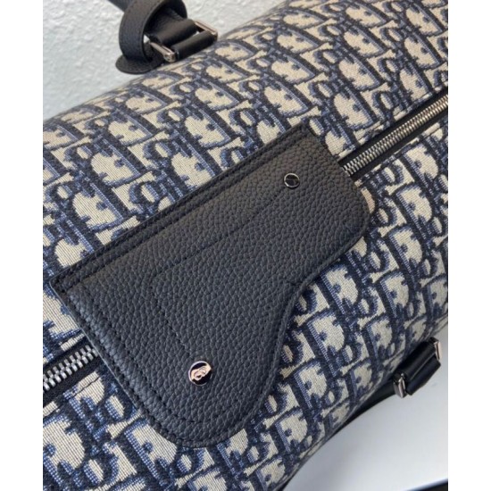 Replica Borsa Christian Dior Lingot 50 blu scuro Replica Borsa Christian Dior Lingot 50 blu scuro