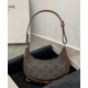 Replica Celine Mini Ava In Tela Triomphe E Pelle Di Vitello Marrone