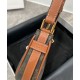Replica Celine Mini Ava In Tela Triomphe E Pelle Di Vitello Marrone