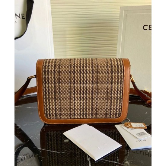 Replica Celine Borsa Media Triomphe 1912422 Caffè
