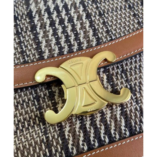 Replica Celine Borsa Media Triomphe 1912422 Caffè