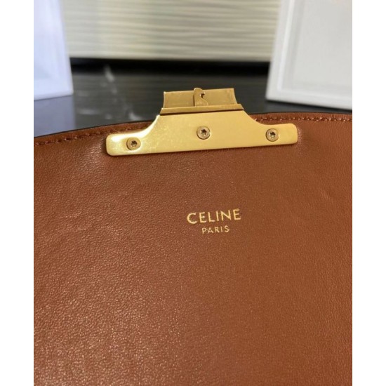 Replica Celine Borsa Media Triomphe 1912422 Caffè
