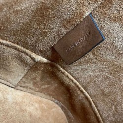 Celine Secchiello Piccolo Cuir Triomphe Coffee