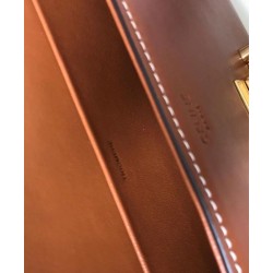 Borsa a spalla Celine Triomphe 194143 Caffè