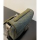 Replica Catena Fendi Midi Baguette 8BR793 Verde Replica Catena Fendi Midi Baguette 8BR793 Verde