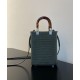 Replica Borsa mini in tessuto Fendi Mini Sunshine Shopper FF 8BS051 Verde